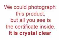 EXTRA CLEAR Polyester Certificate Pockets -Pack of 5