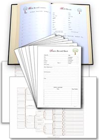 Family Tree Book Page Starter Pack on White 100 gsm Paper-seconds