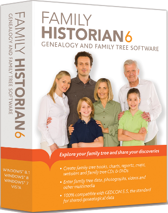 Family Historian v6/7 - 1 Year Support
