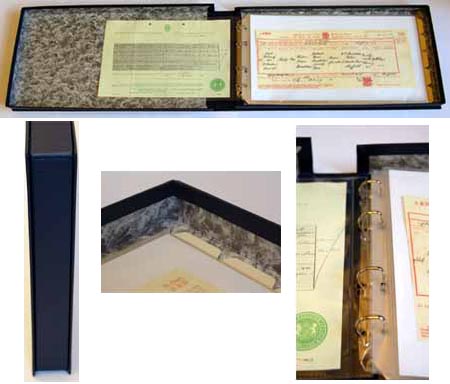 Premier Certificate Box Binder